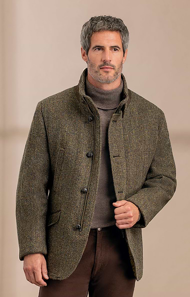 Men's Harris Tweed® Tulchan Coat