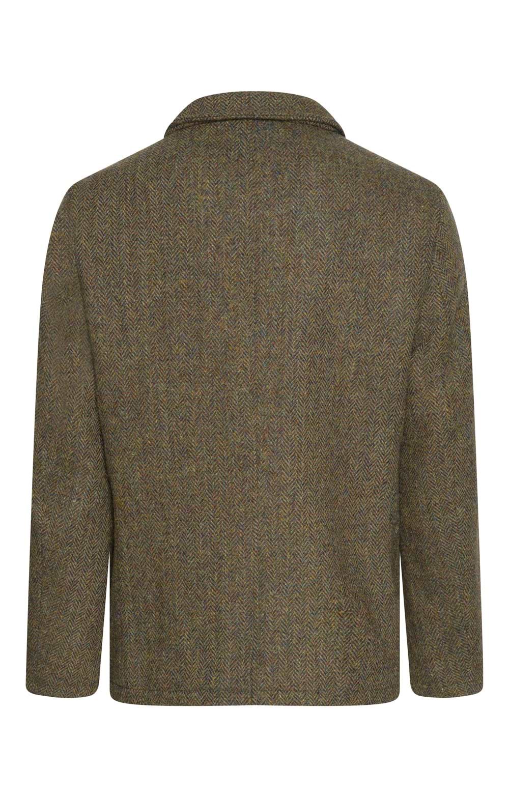 Men's Harris Tweed® Tulchan Coat, Green - House of Bruar