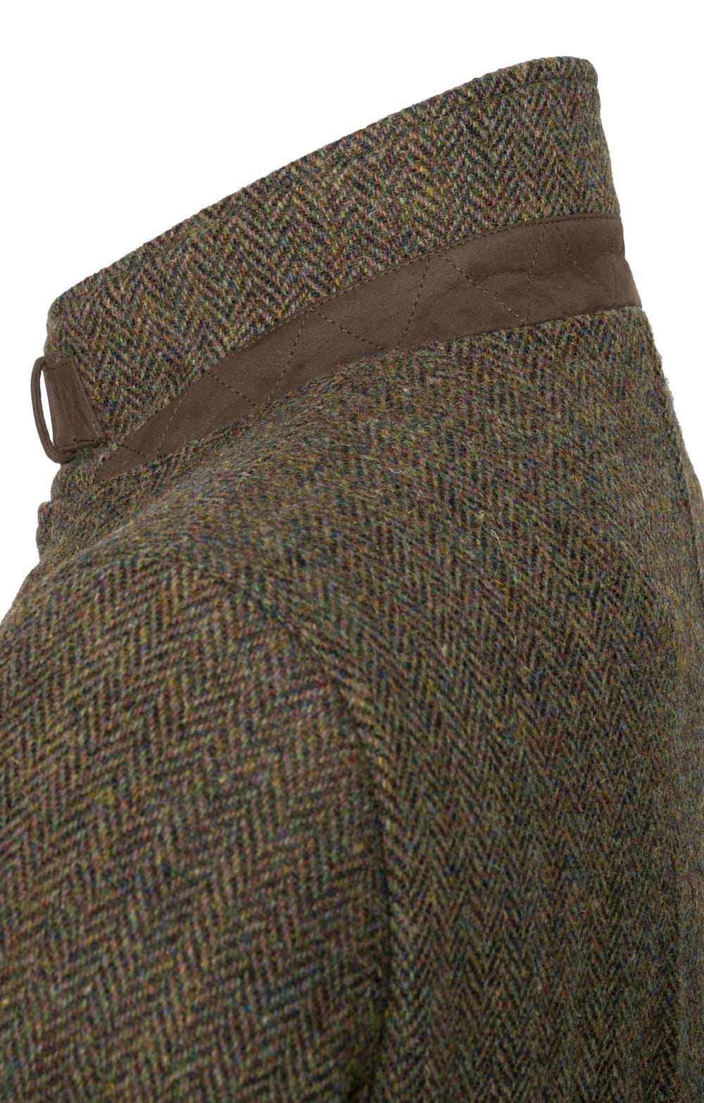 Men's Harris Tweed® Tulchan Coat, Green - House of Bruar