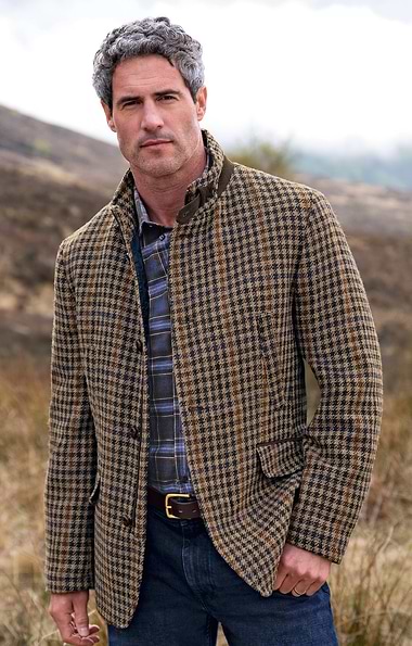 Men's Harris Tweed® Tulchan Coat