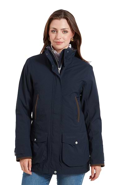 Ladies Schoffel Teal Ultralight Coat