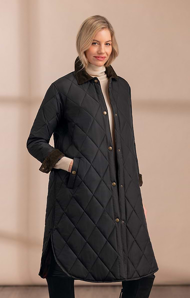Ladies Iona Quilted Coat