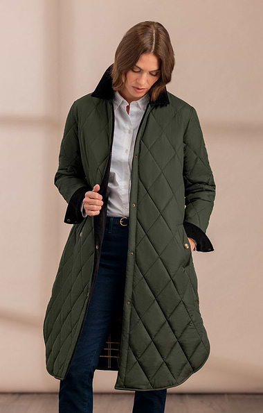 Ladies Iona Quilted Coat