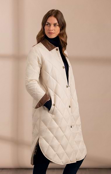 Ladies Iona Quilted Coat