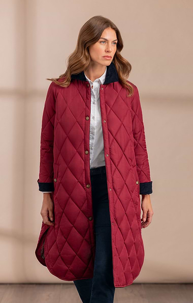 Ladies Iona Quilted Coat