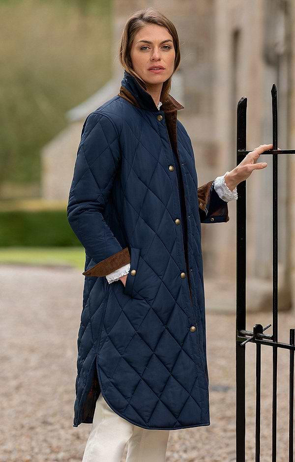 Ladies Iona Quilted Coat