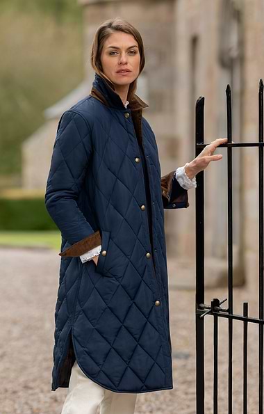 Ladies Iona Quilted Coat