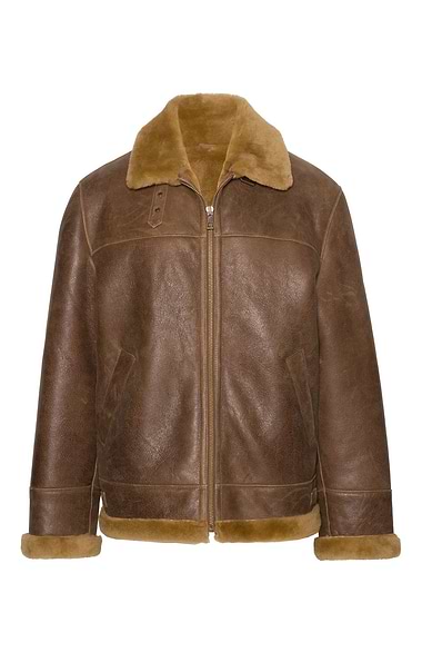 Men's Sheepskin Aviator Jacket