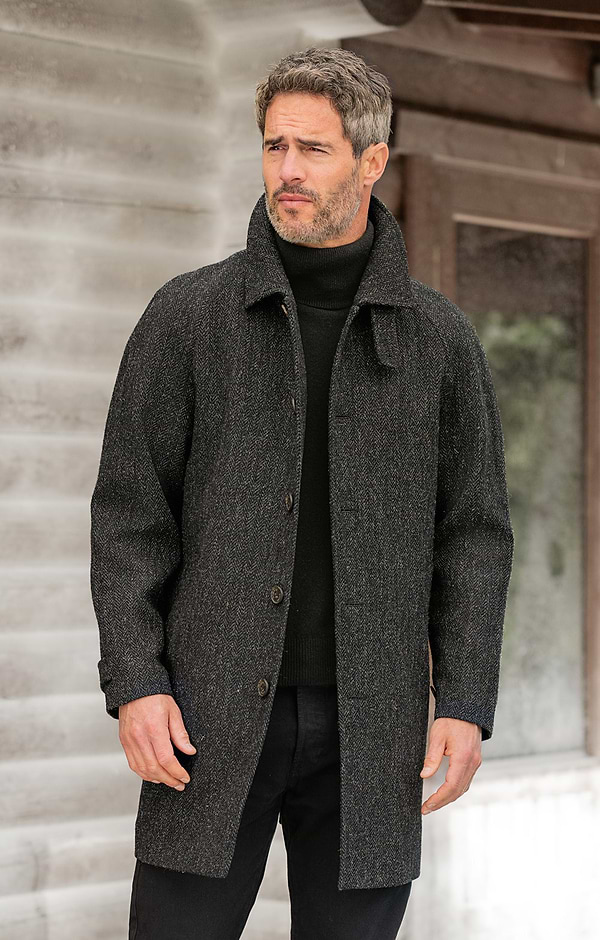 Men's Harris Tweed® 3/4 Raglan Coat