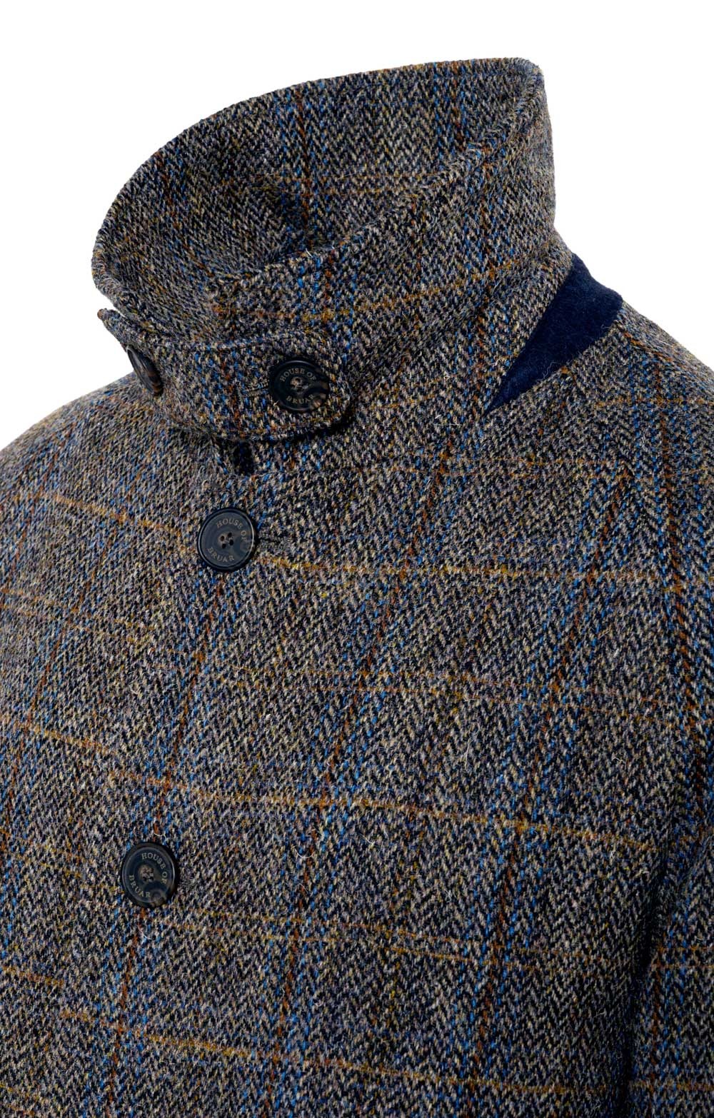 Men's Harris Tweed® 3/4 Raglan Coat - House of Bruar