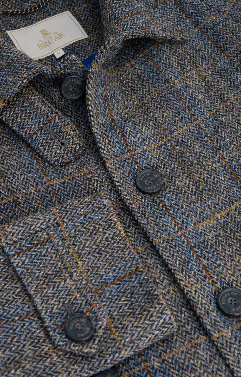 Men's Harris Tweed® 3/4 Raglan Coat - House of Bruar