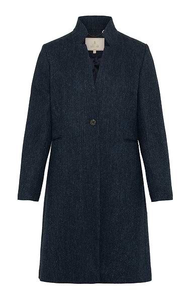Ladies Harris Tweed® Notch Collar Coat