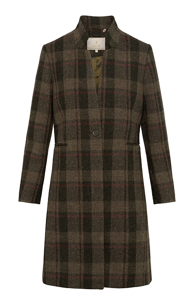Ladies Harris Tweed® Notch Collar Coat