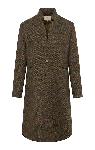Ladies Harris Tweed® Notch Collar Coat