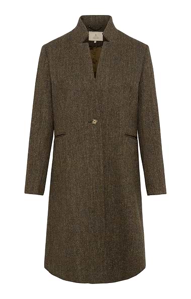 Ladies Harris Tweed® Notch Collar Coat