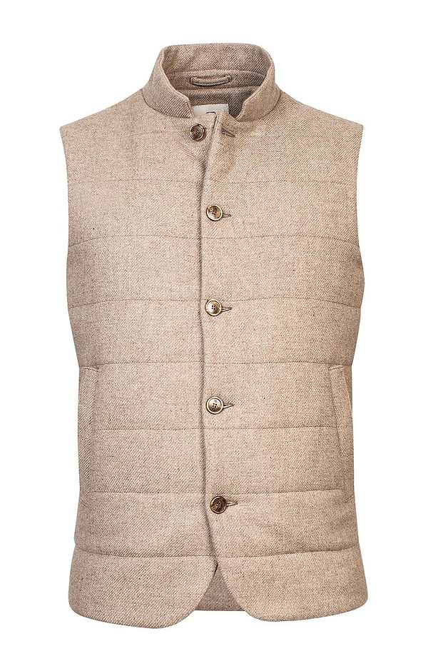 Men's Wool Rich Padded Waistcoat