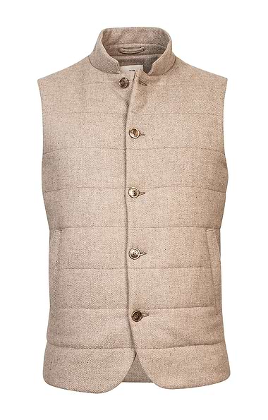 Men's Wool Rich Padded Waistcoat