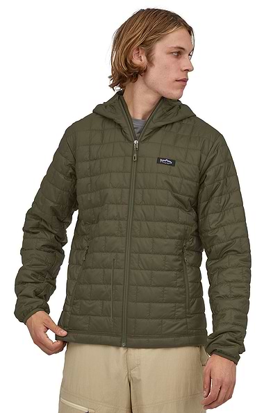 Men's Patagonia Nano Puff Fitzroy Trout Hoodie