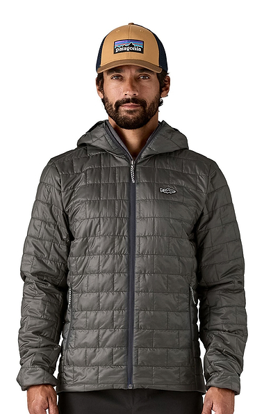 Men's Patagonia Nano Puff Fitzroy Trout Hoodie