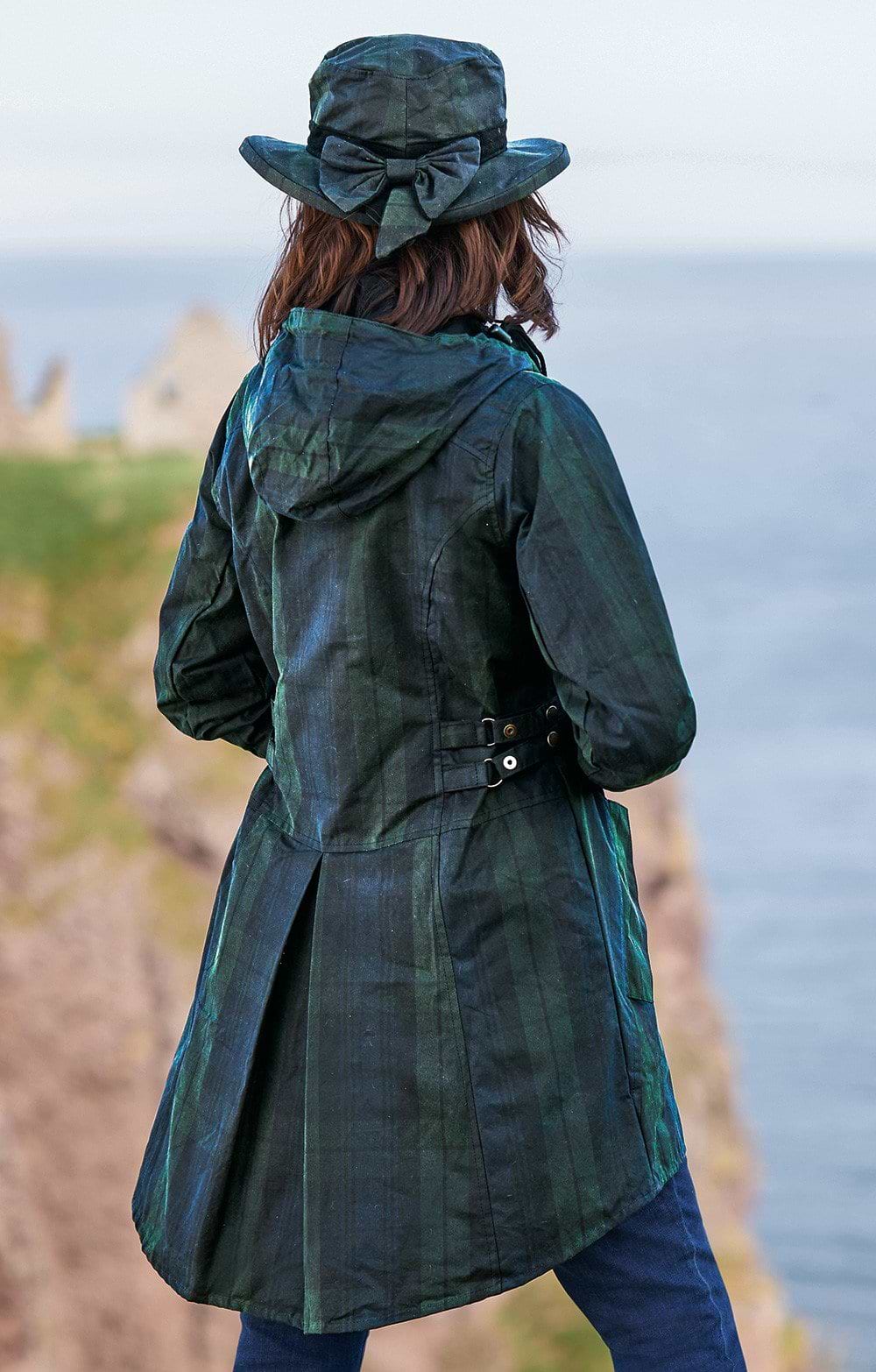Ladies British-Made Katrina Wax Jacket, Black - House of Bruar