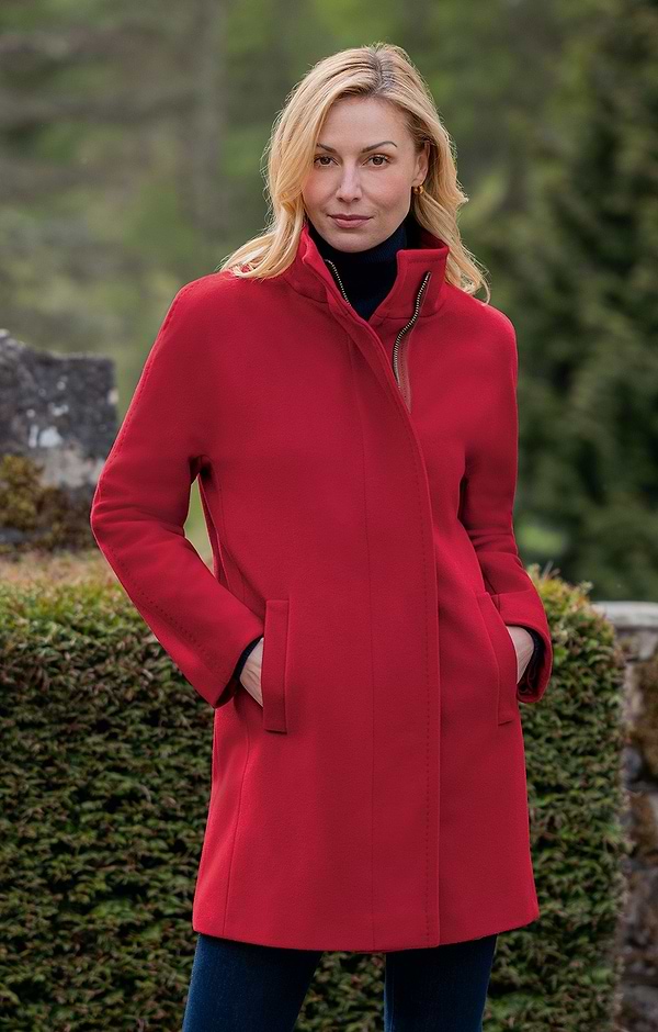 ladies red dress coats Women's Red Long Coat Formal Dress, Elegant Double Breasted Coat for Office and Events 30