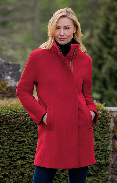 ladies red dress coats Women's Red Long Coat Formal Dress, Elegant Double Breasted Coat for Office and Events 30