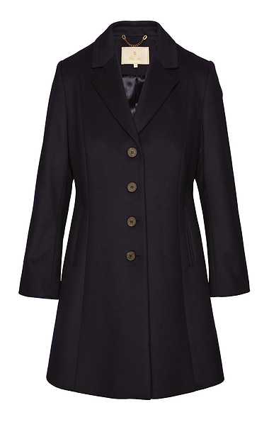 Ladies Wool Cashmere Swing Coat
