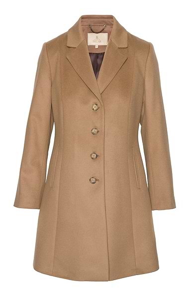 Ladies Wool Cashmere Swing Coat