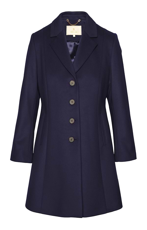 Ladies Wool Cashmere Swing Coat