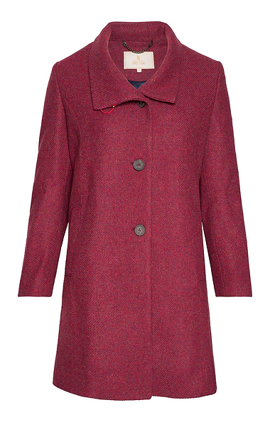 Ladies Tweed Funnel Coat