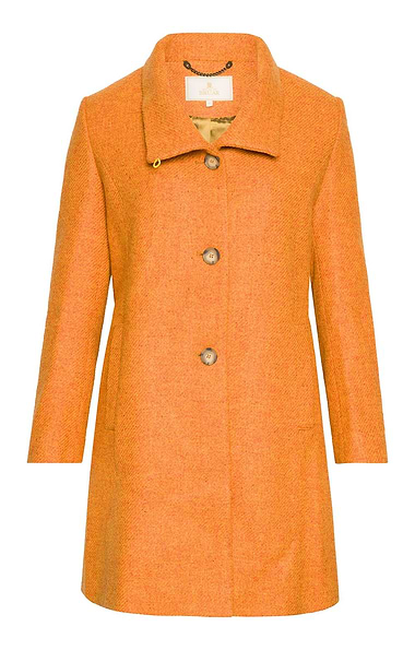 Ladies Tweed Funnel Coat