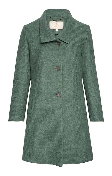 Ladies Tweed Funnel Coat
