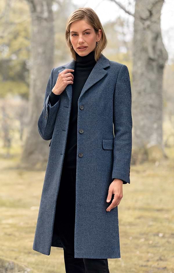 Ladies Tweed College Coat
