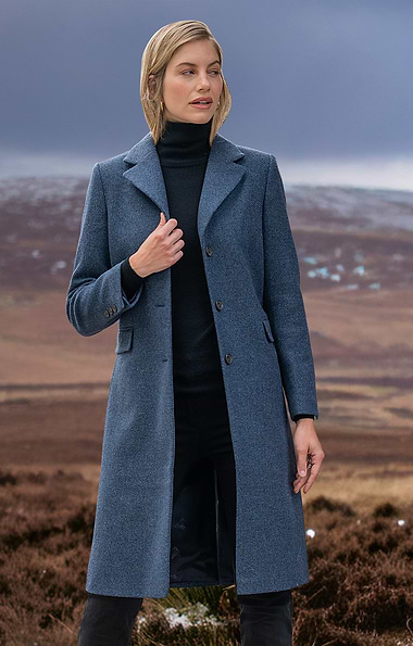 Ladies Tweed College Coat