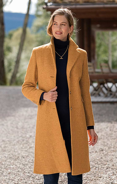 Ladies Tweed College Coat