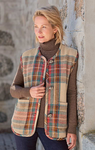 Ladies Wool Waistcoat