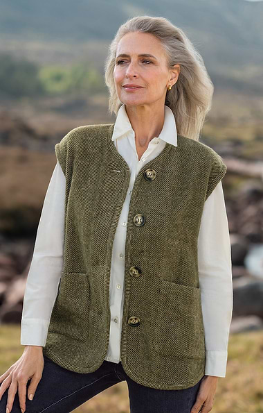 Ladies Wool Waistcoat