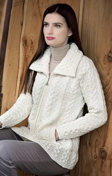 Ladies Aran Louisburgh Jacket