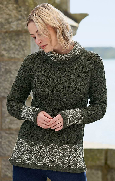 Ladies Celtic Ranleigh Roll Neck