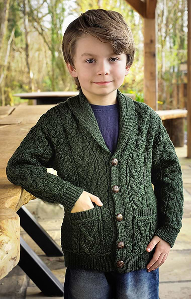 Child's Shawl Cardigan