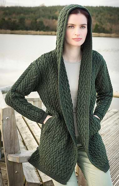 Ladies Mayo Hooded Cardigan