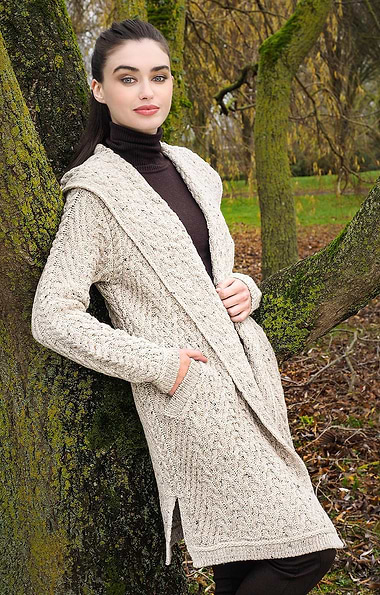 Ladies Mayo Hooded Cardigan