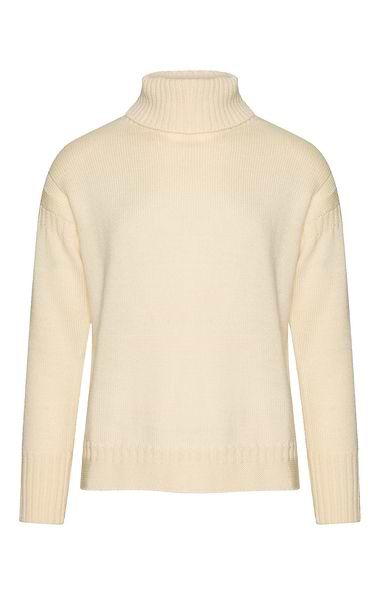 Pure New Wool Guernsey Roll Neck