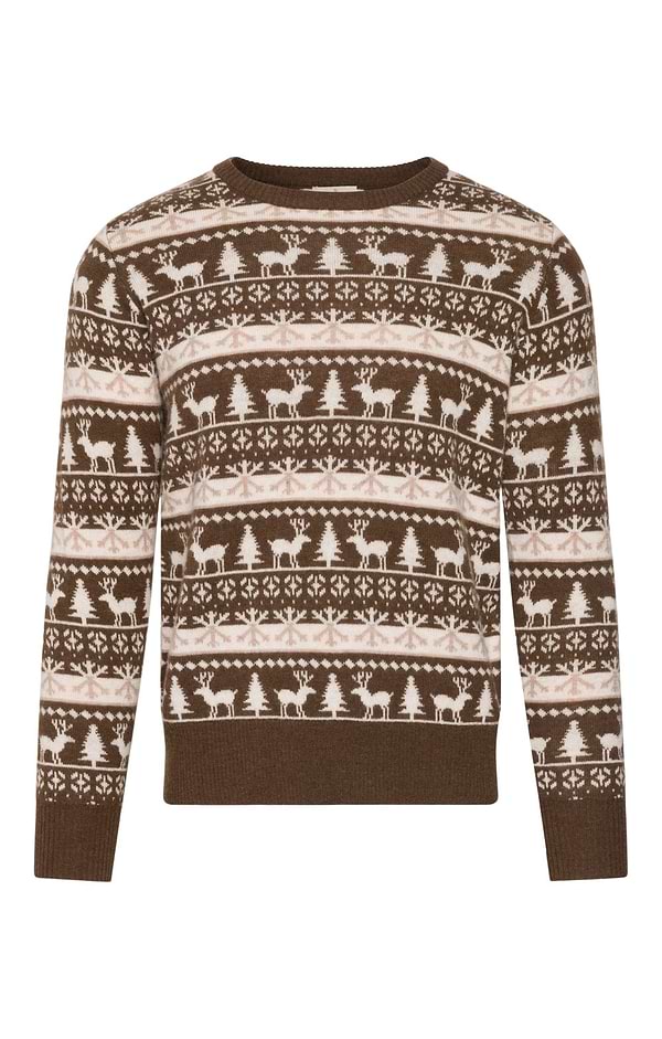 Unisex Merino Nordic Fairisle Sweater