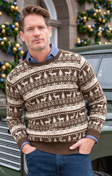 Unisex Merino Nordic Fairisle Sweater