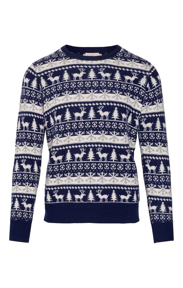 Unisex Merino Nordic Fairisle Sweater