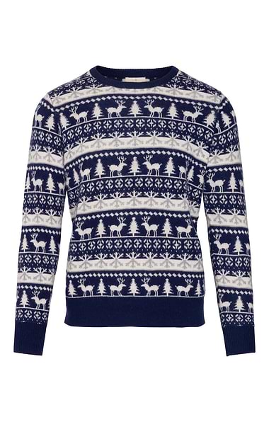 Unisex Merino Nordic Fairisle Sweater