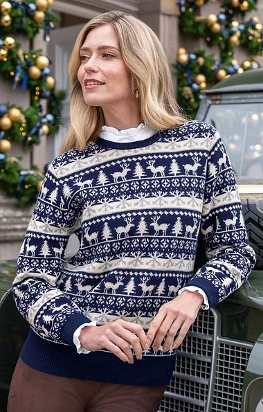 Unisex Merino Nordic Fairisle Sweater
