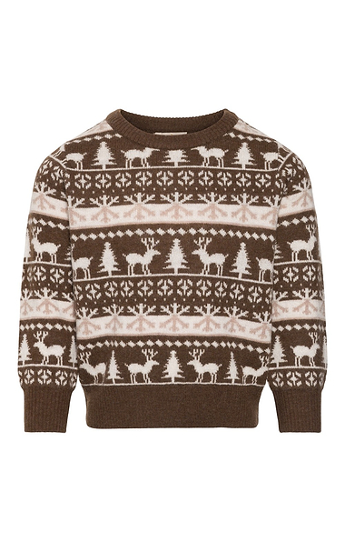 Children's Merino Nordic Fairisle Sweater