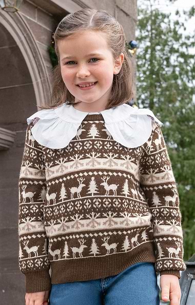 Children's Merino Nordic Fairisle Sweater
